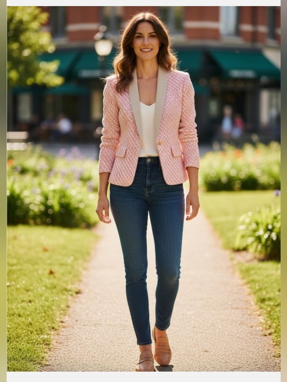 NWT! Quilted Fall Jacket Lucy Paris Anthro Women's Pink Cottagecore Blazer Small
